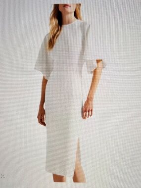 NWT Ted Baker Lounia Fluted Sleeve Bodycon Midi Dress